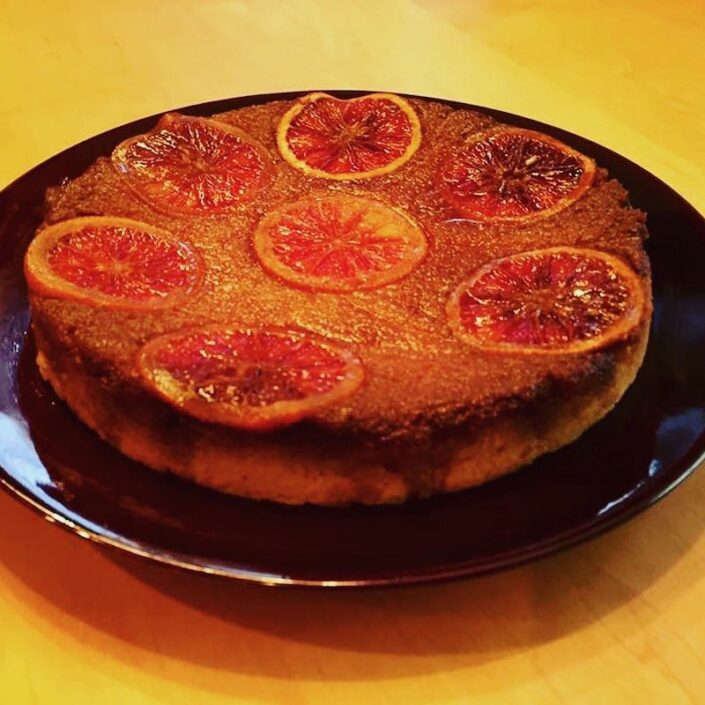 Blood Orange Almond Cake