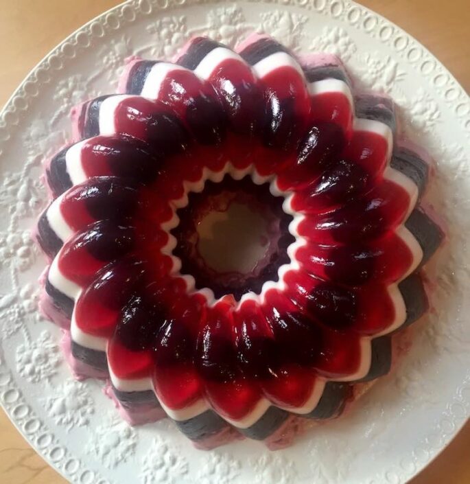 Cherry Jello Mold