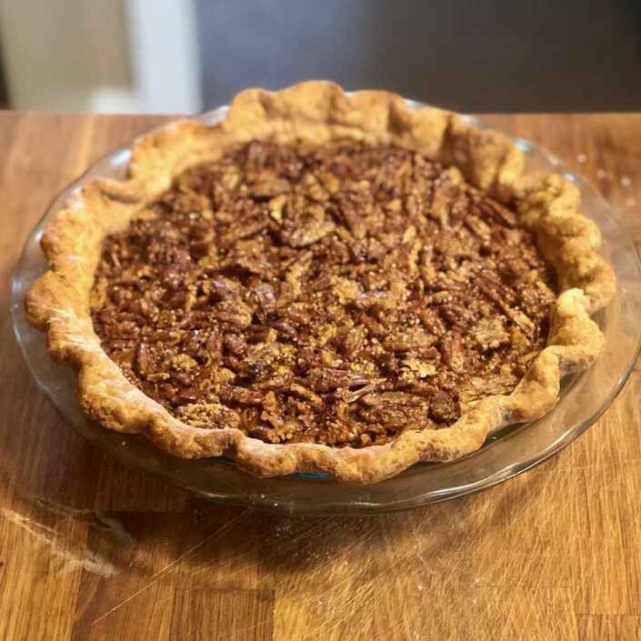 Pecan Pie with Bourbon and Bacon