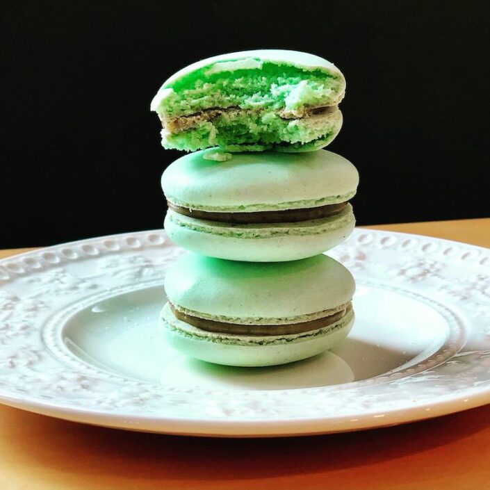 Pistachio Macarons