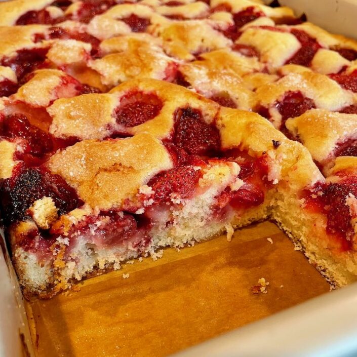 Strawberry Sheet Cake
