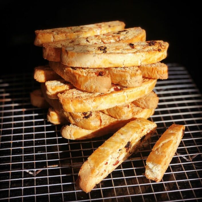 Tart Cherry and Almond Biscotti